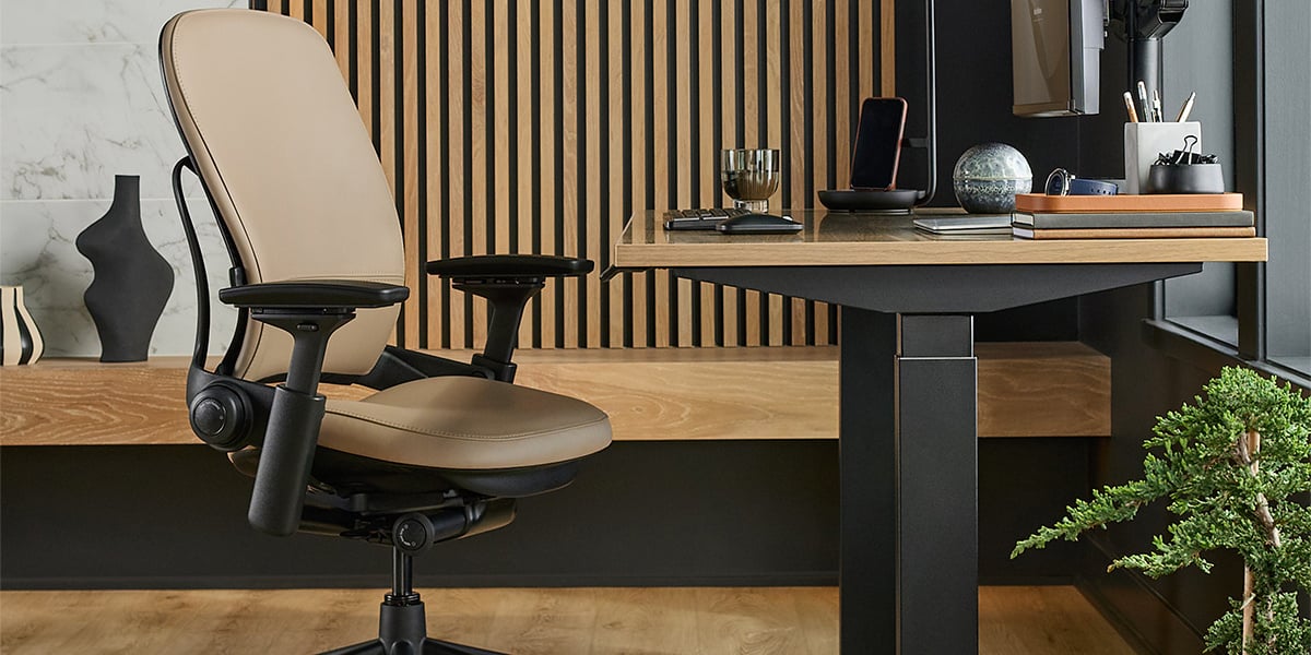 Brown Desk with Chair